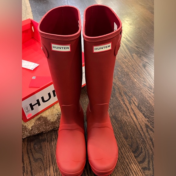 Hunter Shoes - Hunter Military Red Original Tall Rain Boots
